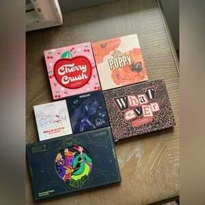 ColourPop Cherry Crush, Whatever, Hocus Pocus and other Eyeshadow Palettes Set